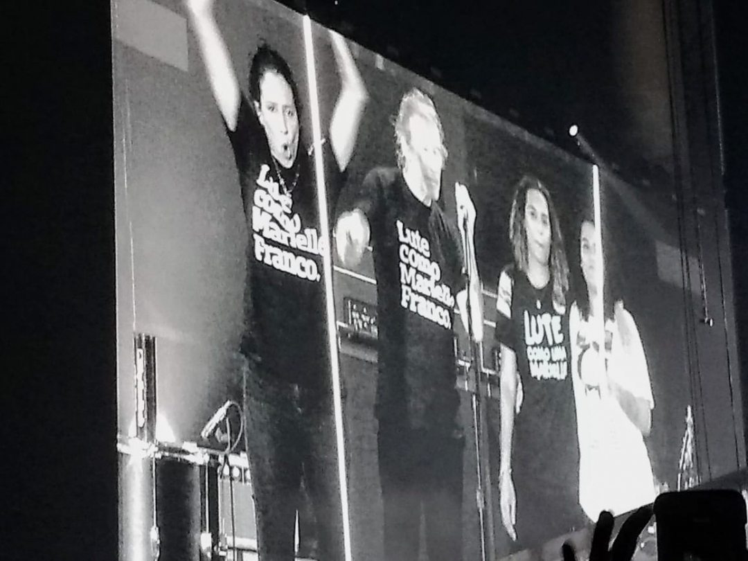 Show de Roger Waters no RIo. Foto: Denise Lourenço (Foto: Bruno Kaiuca e Denise Lourenço)