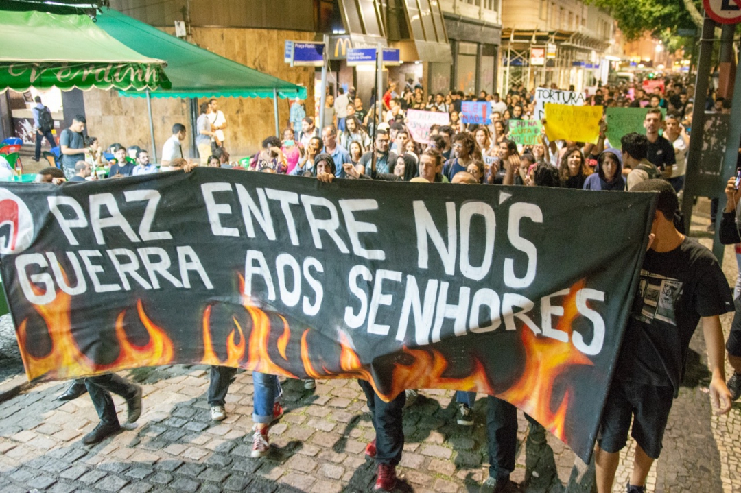 Ato pela democracia(Foto: Bruno Kaiuca)