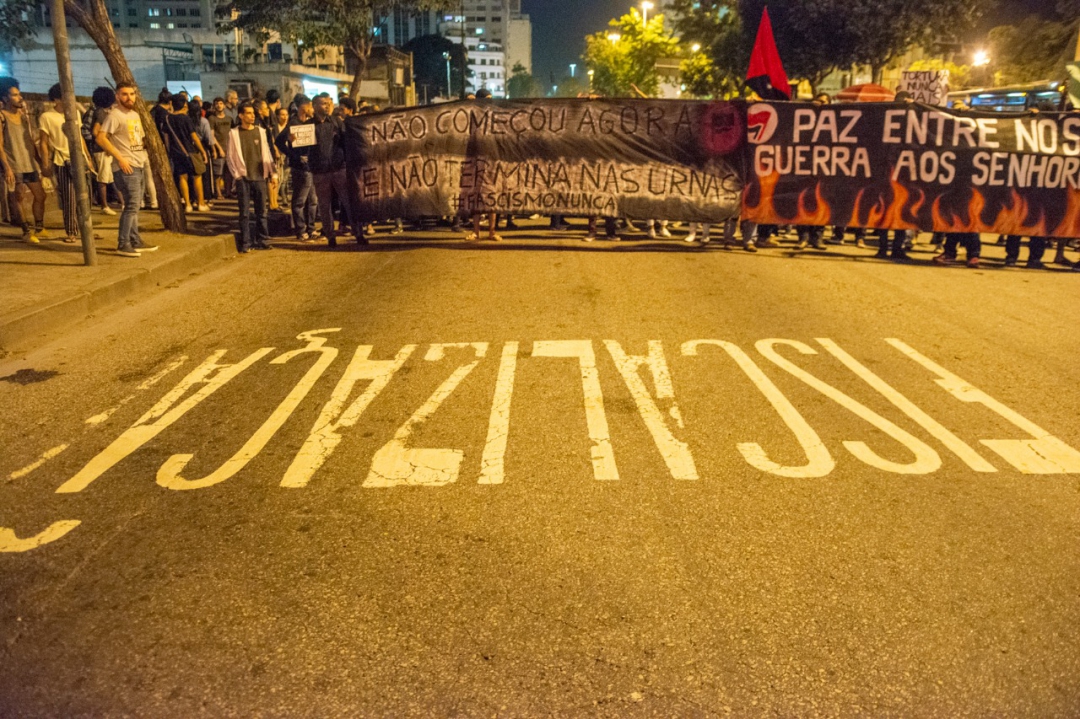 Ato pela democracia(Foto: Bruno Kaiuca)