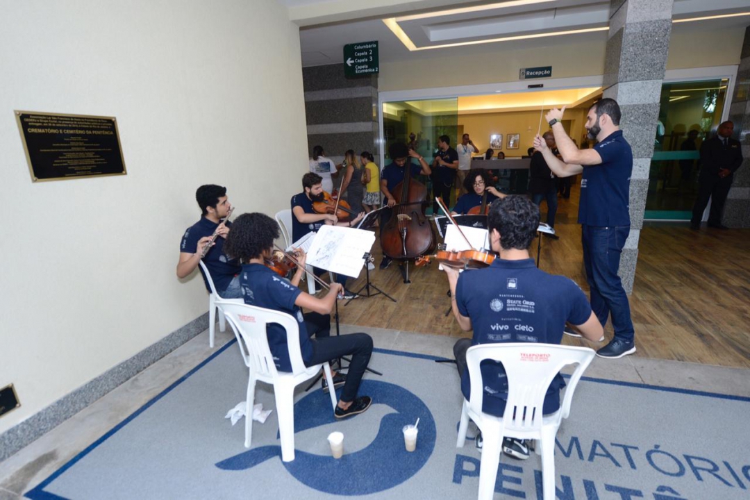 Arcebispo do Rio, Cardeal Orani Tempesta, visita instalações sustentáveis da Penitência (Foto: Divulgação)