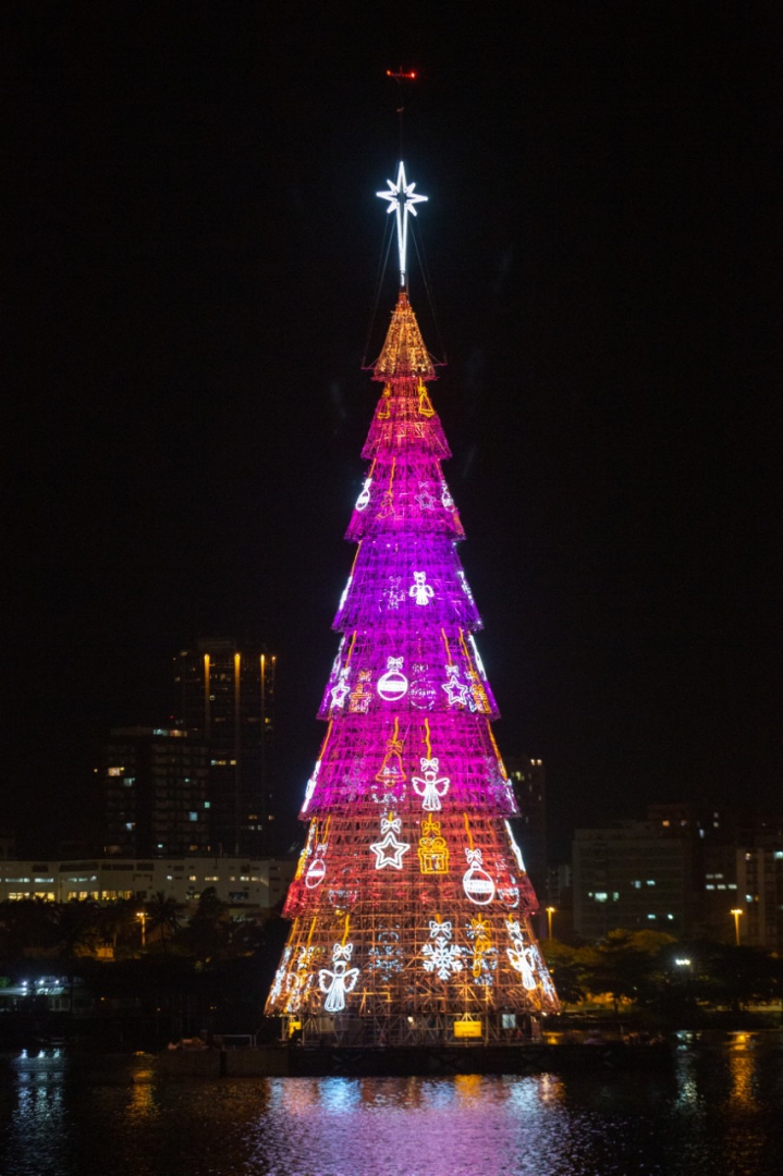 Árvore de Natal da Lagoa(Foto: José Peres/ JORNAL DO BRASIL)