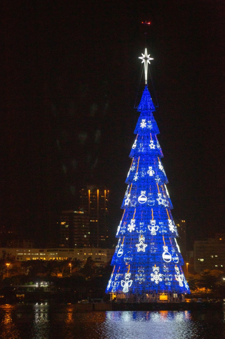 Árvore de Natal da Lagoa(Foto: José Peres/ JORNAL DO BRASIL)