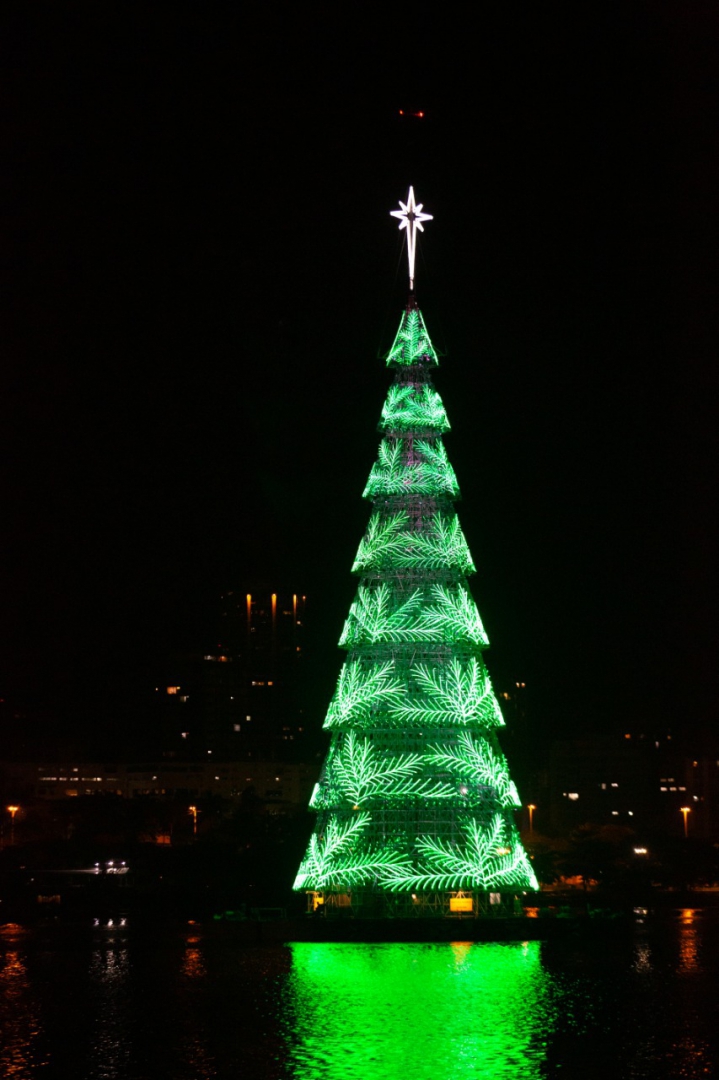 Árvore de Natal da Lagoa(Foto: José Peres/ JORNAL DO BRASIL)