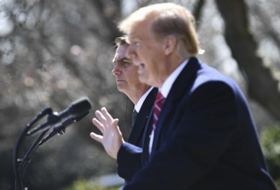 Trump recebe Bolsonaro na Casa Branca