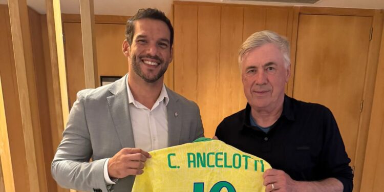 Vazam detalhes do novo contrato de Ancelotti com a Seleção Brasileira