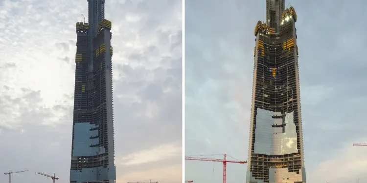 Maior edifício do mundo terá 1km, 130 andares e ainda está em construção