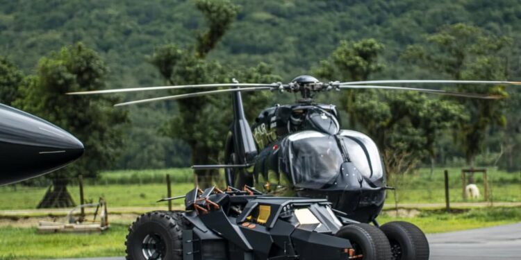 Helicóptero mais personalizado do Brasil custou R$ 15 milhões e pertence a jogador famoso