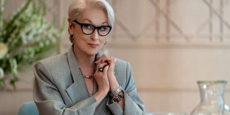Atriz veste Meryl Streep