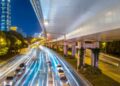 Carros em movimento